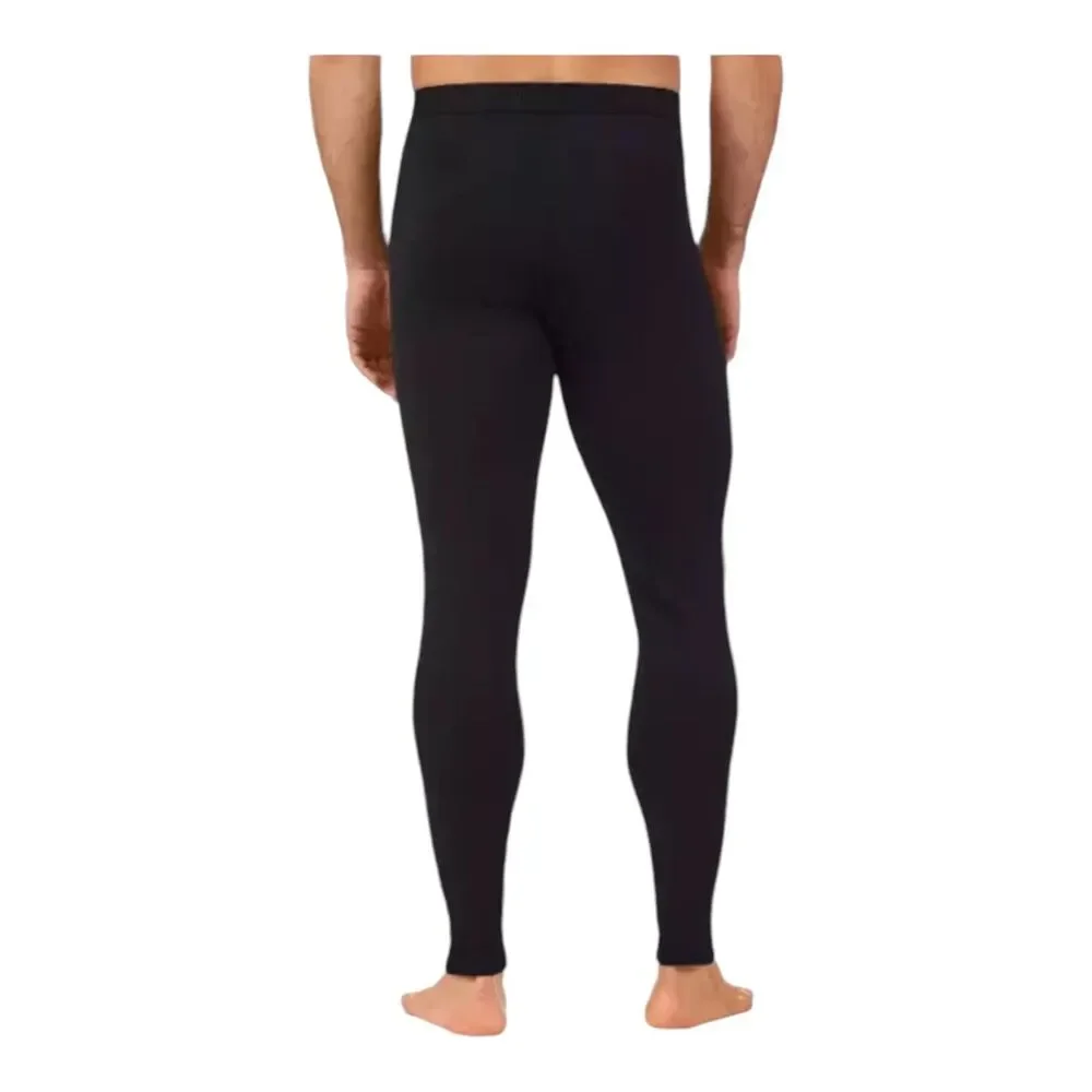 Men’s Base Layer Pants Midweight Cottonwear Performance Cuddl Duds Black Size XL